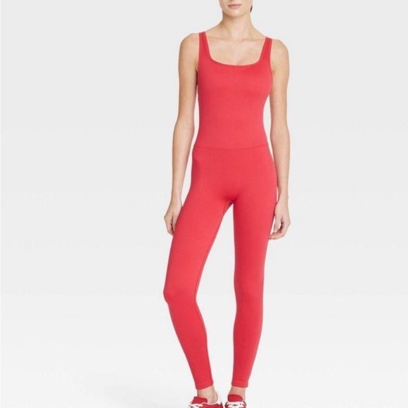 all in motion Pants - All in motion Red Women's workout Jumpsuit
